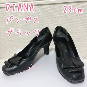 DIANA パンプス ブラック 黒 23cm ダイアナ