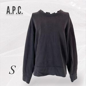 A.P.C. アーペーセー　スウェット/トレーナー グレー S 日本製　ラフ 3071 533