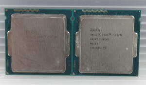 【中古】Intel CPU i7-4770K/3.50GHZ×2個