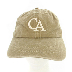 グッドグリーフ GOOD GRIEF 23AW CA WASHED CAPキャップ 帽子 ロゴ 茶色 ブラウン /SR35 レディース