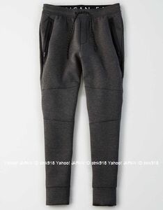 〓残りわずかです!! アメリカンイーグル/US L/AE Lightweight Fleece ジョガーパンツ/Charcoal Heather