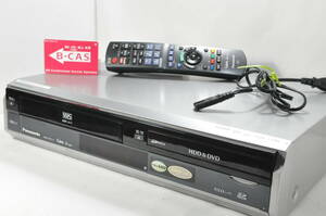 ★人気モデル★パナソニック DMR-XP21V VHS⇔DVD⇔HDD ダビOKビデオデッキ！リモ付 ダビ動作写真有♪