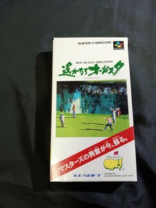 任天堂 スーパーファミコン ソフト スパイク チュンソフト「遥かなるオーガスタ」動作確認済 箱有 説明書有