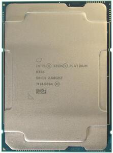 2月5日発送 Intel Xeon Platinum 8358 SRKJ1 32C 2.6GHz 3.3/3.4GHz 48MB 250W LGA4189 DDR4-3200