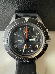 Sinn ジン 156B 中古品ミリタリーウォッチクロノグラフ 腕時計