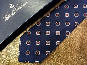 ♪vr0022♪良品♪【BROOKS BROTHERS】ブルックスブラザーズ【花 デザイン 柄】ネクタイ