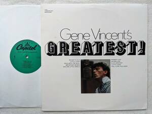 ジーン・ヴィンセント GENE VINCENT●LP●GREATEST！ ●オールディーズ ロックン・ロール ロカビリー●優良品！！