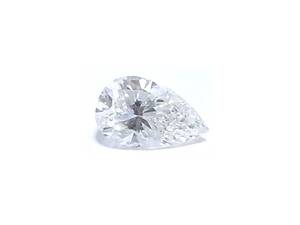 《天然ダイヤ》0.740ct ペアシェイプカット 品質：K/SI-1 鑑定:ソーティング付 ルース