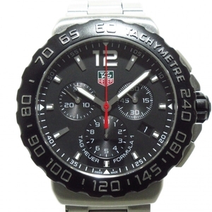 TAG Heuer(タグホイヤー) 腕時計 フォーミュラ1 CAU1110 メンズ SS/クロノグラフ 黒