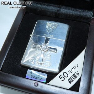 ZIPPO/ジッポー クロス/十字架 メタル貼り ジルコニア 2003年製 /000