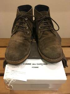 COMME des GARCONS HOMME Suede Boot HR-K103-001-2-5 26 USED ギャルソン オム 牛革 スエードブーツ