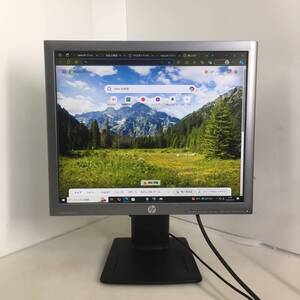 □hp 18.9インチ 液晶モニター 液晶ディスプレイ E190i IPS デイスプレイ 高さ調節 縦回転 シルバー×ブラック【発色良好 動作品】①