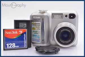 ★極上美品★ ニコン Nikon COOLPIX 4300 3x バッテリー、レンズキャップ、CFカード128MB付属 同梱可 #yk86