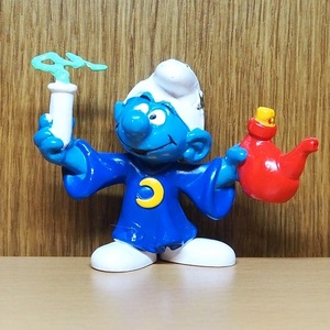 スマーフ　フィギュア　魔法使い　ブルー　PVC　Smurf 　アメトイ　アメリカ　トイ