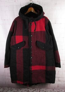 FJ26101 Engineered Garments×WOOLRICH エンジニアードガーメンツ×ウールリッチ ハイランド パーカ ビッグ プレイド ウールメルトン 美品