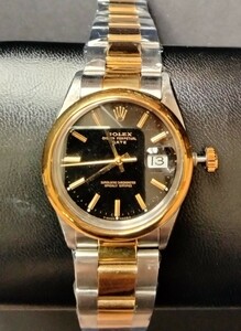 ROLEX　ロレックス 15003純正ミドルケース　純正黒文字盤　その他部品取り　GENUINE ROLEX PARTS