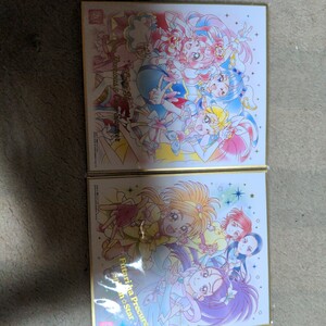 プリキュア2枚色紙