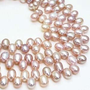＊本真珠ロングネックレス＊j 約48.2g 約67.5cm パール pearl long necklace jewelry silver CE0/DA0