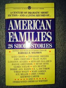 ＡＭＥＲＩＣＡＮ　ＦＡＭＩＬＩＥＳ　英語ペ－パーバック　中古