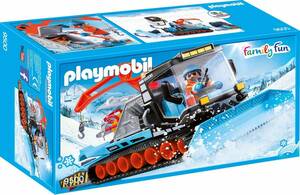 即決！新品 PLAYMOBIL プレイモービル 9500 圧雪車と作業員