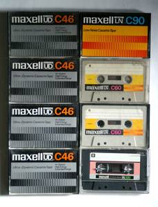 maxell UD-C46 LN-C60 LN-C90 UL-120　中古 カセットテープ