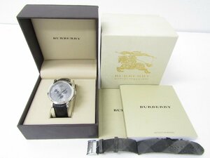 BURBERRY バーバリー クロノグラフ クォーツ メンズ 腕時計 BU1756 ▼SB4729