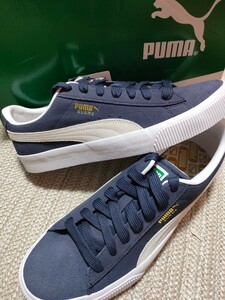 新品 PUMA SUEDE Valc スエード バルク ネイビー 紺 28.5cm 天然皮革 レザー レトロ プーマ スニーカー メンズ