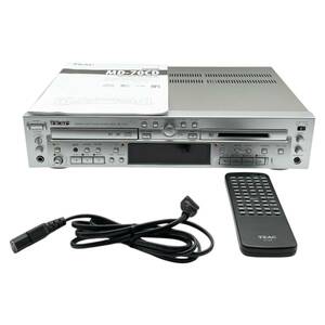 [240849] 完全動作品 TEAC MD-70CD-S CDプレーヤー/MDレコーダー シルバー