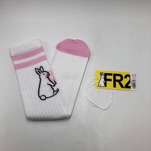 【FREE】新品 SAPEur FR2 RABBIT SOCKS WHITE PINK サプール エフアール2 ラビット ソックス ホワイト ピンク 靴下 (GLR242) T194