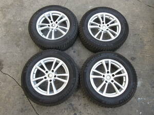 美品 5H127 225/65R17 アルミスタッドレス４本セット 17ｘ7J+35 クライスラー ボイジャー ジープ チェロキー グランドチェロキー ダッジ