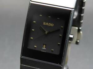 美品 1円 稼動品★正規品 RADO ラドー 111.0348.3 ダイヤスター セラミック 箱 保証書付き 純正ブレス ヴィンテージ メンズ腕時計 SSCLG316