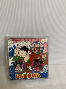 1000円～/PAPUWA特製缶バッジケース/南国少年パプワくん/非売品/柴田亜美/2004年/レトロ/漫画/部品取り用/金属経年変色ひび割れ欠損等経年