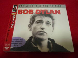 BOB DYLAN★ボブ・ディラン/ファースト・アルバム～モノ＆ステレオ★1962年作品/2013年国内仕様盤/2CD/スリップケース付/未開封