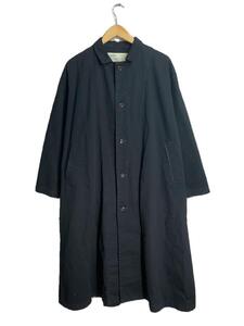 HARVESTY◆OVER COAT/コート/1/コットン/BLK/A31803-2