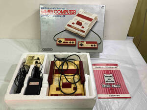 ジャンク 1円スタート　動作未確認　完品 Nintendo ファミリーコンピュータ　HVC-001 ファミコン　FAMILY COMPUTER