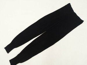 美品 アルエット alouette ニットノータックレギンスパンツ M-L相当 ブラック