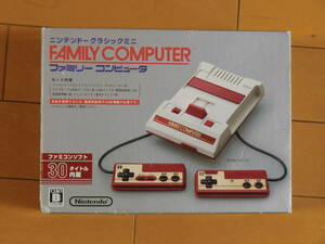 ほぼ新品（通電確認ＯＫ）ニンテンドークラシックミニ ファミリーコンピュータ Nintendo 任天堂 ファミコン