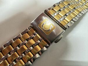 オメガ ステンレスベルト 18mm幅　OMEGA stainless steel bracelet コンビカラー　全長約17cm 122-1