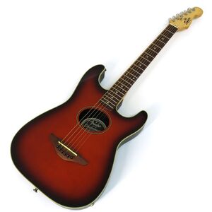 091s☆Squier by Fender スクワイア スクワイヤー Stratacoustic サンバースト エレアコ エレクトリック・アコースティックギター ※中古