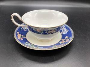 1856■ WEDGWOOD ウェッジウッド ブルーサイアム カップ ソーサー 英国 イギリス 高級磁器 洋食器