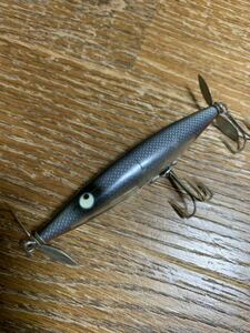 オールド 希少 へドン ( HEDDON ) ダイイング・フラッター ( Dying Flutter ) アルミ入り。ダブルスイッシャー トップウォーター ルアー ①