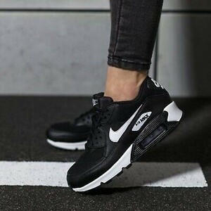 3A【特価/Used/良品/入手困難】NIKE W AIR MAX 90 BLACK/WHITE/Jordan sb force atmos AIRMAX dunk acg supreme 1 2 4 95 97 90 