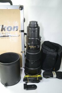 【 AF鳴き 玉キレイ 】Nikon AF-S NIKKOR 500mm F4G ED VR フード トランク付 ニコン [管NI4365]