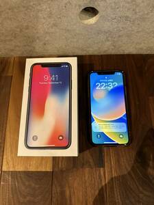 ■ iPhone X 64GB スペースグレイ au MQAX2J/A 美品