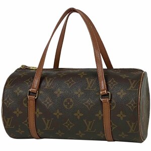 ルイ・ヴィトン Louis Vuitton パピヨン 26 筒型 旧旧型 ハンドバッグ モノグラム ブラウン M51366 レディース 【中古】