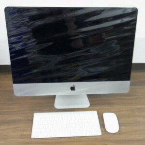 O1002-J29-363 【引取限定】Apple アップル iMac A1418 キーボード A1314 マウス A1296 通電確認済 現状品②