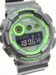 カシオ CASIO G-SHOCK GD-120N ブラックカラー 腕時計 稼働品 本体のみ 現状品渡し J479