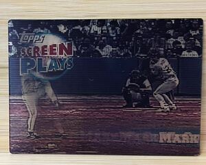 1997 Topps Screen Plays マーク・マグワイア Mark McGwire