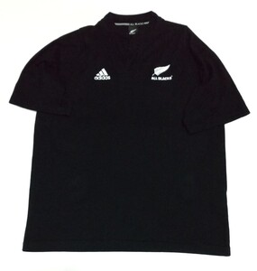 ☆adidas.comサイズ3XL半袖Tシャツ スポーツ1つボタン刺繍ワンポイント白ALL BLACKSウェアTO FIT黒ティー洗濯済フアッションTEE アディダス