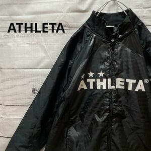 ATHLETA ウィンドブレーカー サッカー フットサル 黒 L 美品